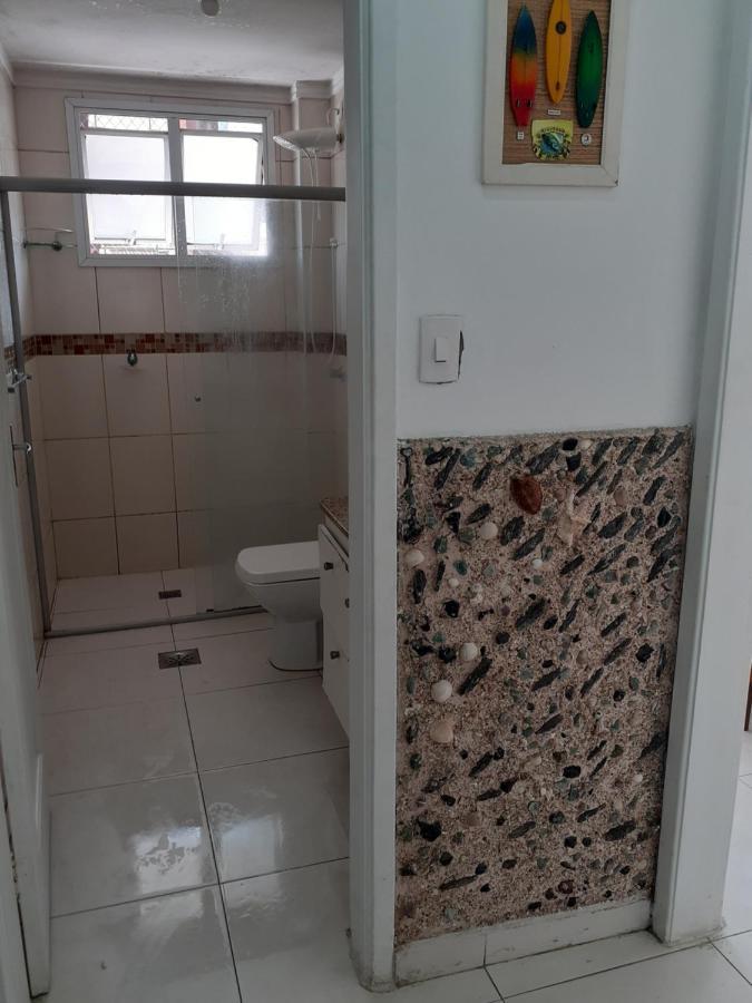 Apartamento Vento E Mar - 2 Quartos Com Sacada Na Quadra Da Praia Do Gonzaga Santos  Bagian luar foto