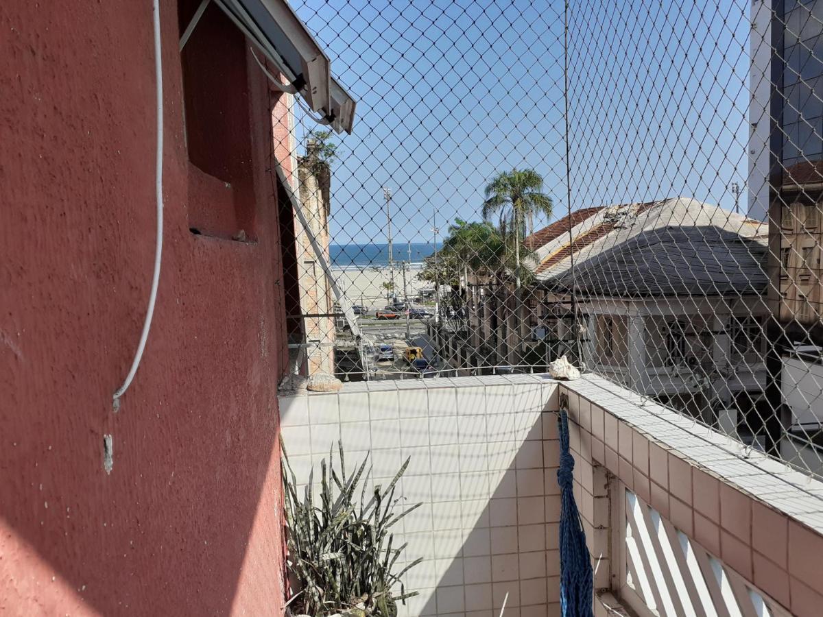 Apartamento Vento E Mar - 2 Quartos Com Sacada Na Quadra Da Praia Do Gonzaga Santos  Bagian luar foto