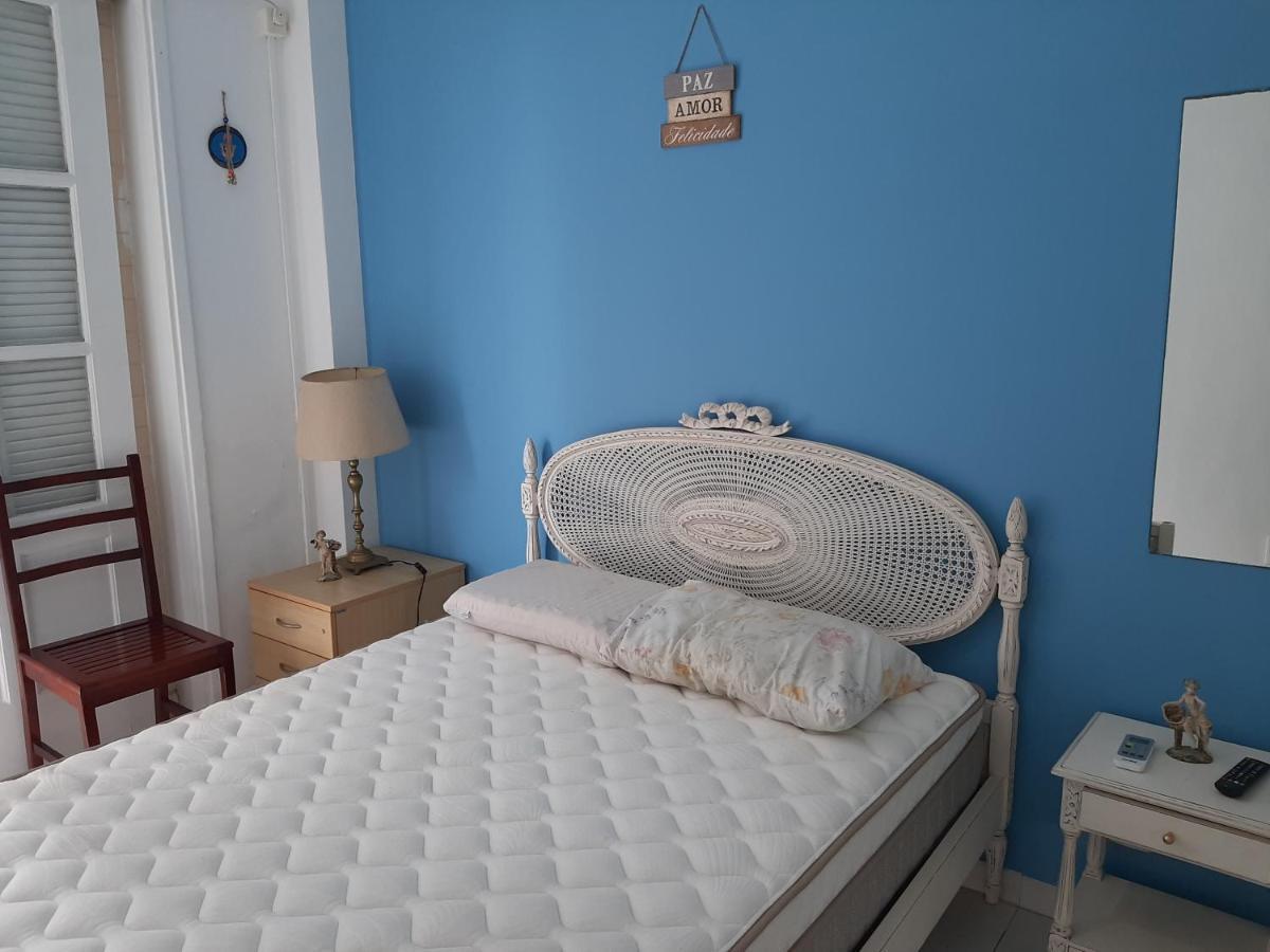 Apartamento Vento E Mar - 2 Quartos Com Sacada Na Quadra Da Praia Do Gonzaga Santos  Bagian luar foto