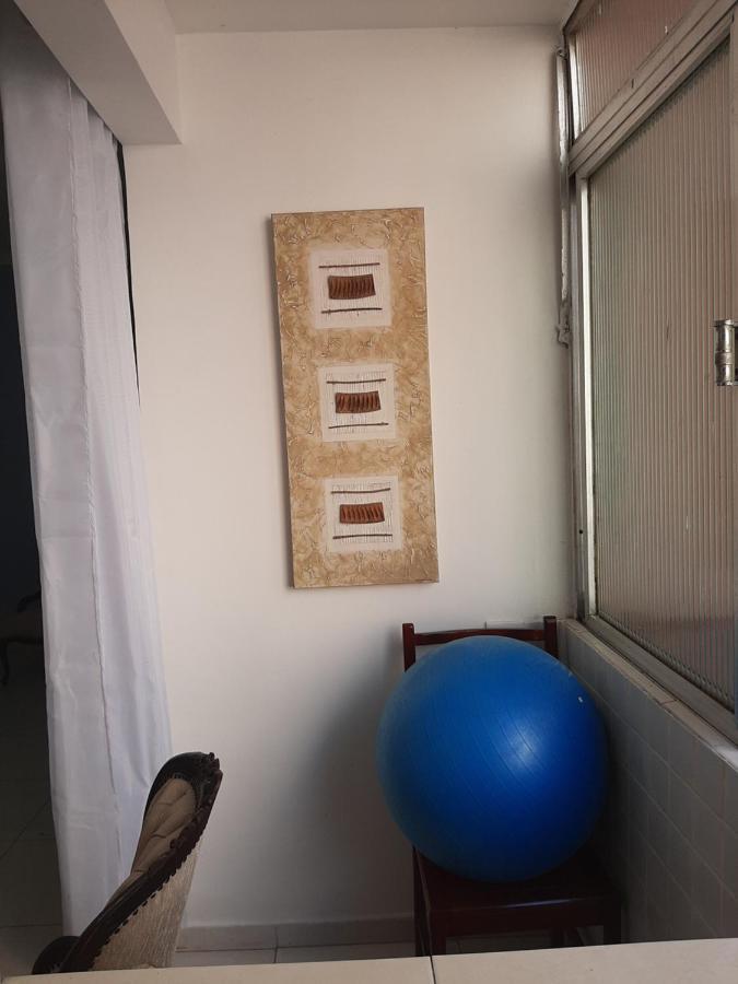 Apartamento Vento E Mar - 2 Quartos Com Sacada Na Quadra Da Praia Do Gonzaga Santos  Bagian luar foto