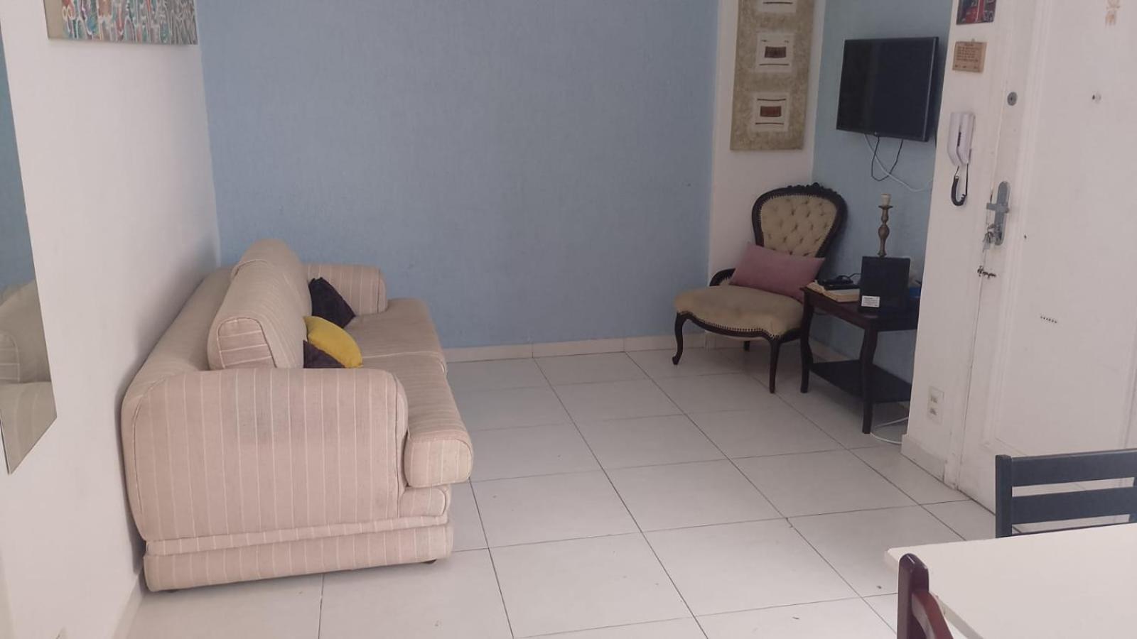 Apartamento Vento E Mar - 2 Quartos Com Sacada Na Quadra Da Praia Do Gonzaga Santos  Bagian luar foto
